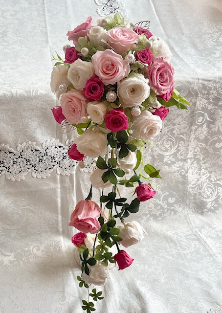 結婚式のブーケも作れます💐の写真